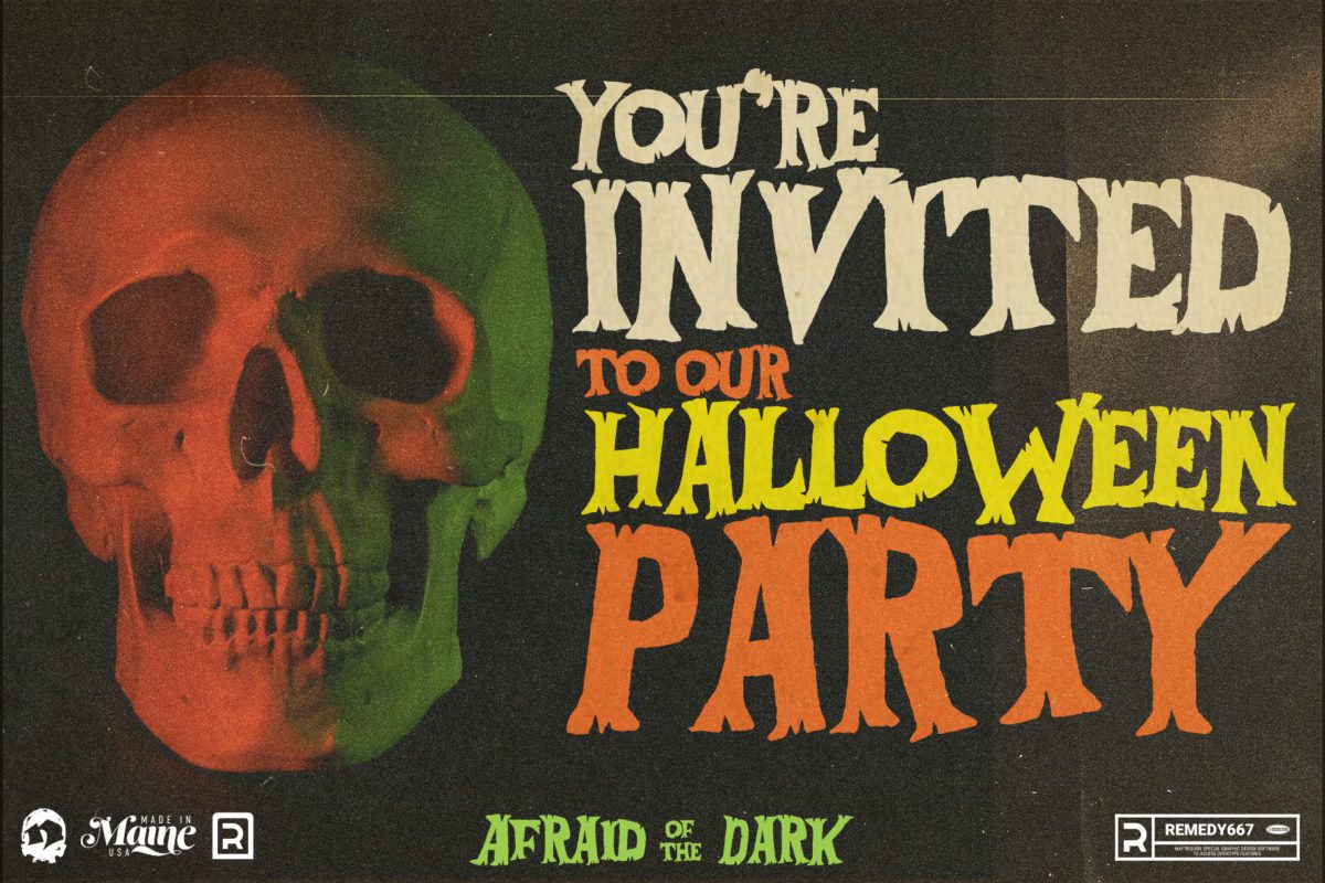 Afraid of the Dark - You're Invited to our Halloween Party