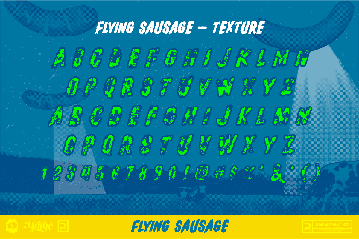 Flying Sausage - Alphabet