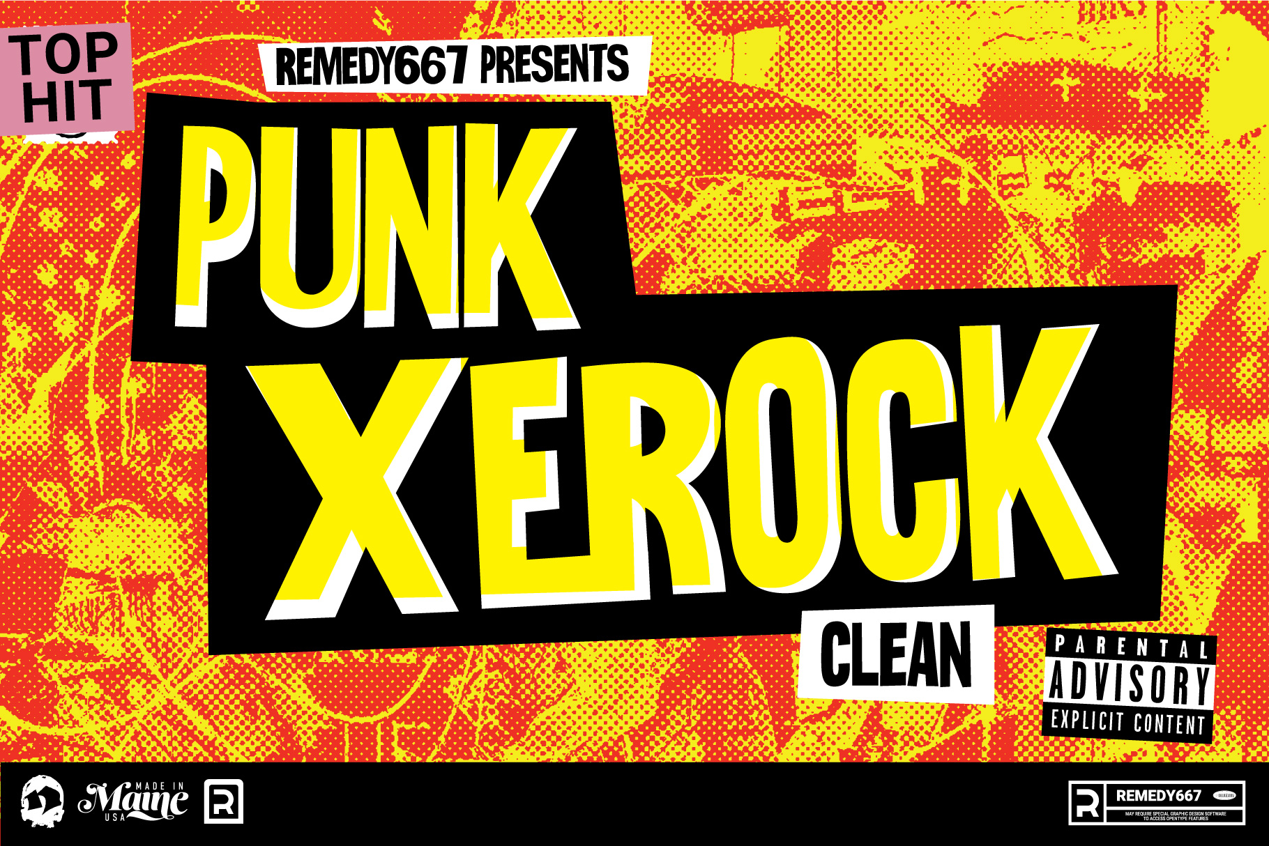 Punk Xerock font by Remedy667