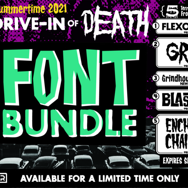 Drive-In of Death Font Bundle by Remedy667