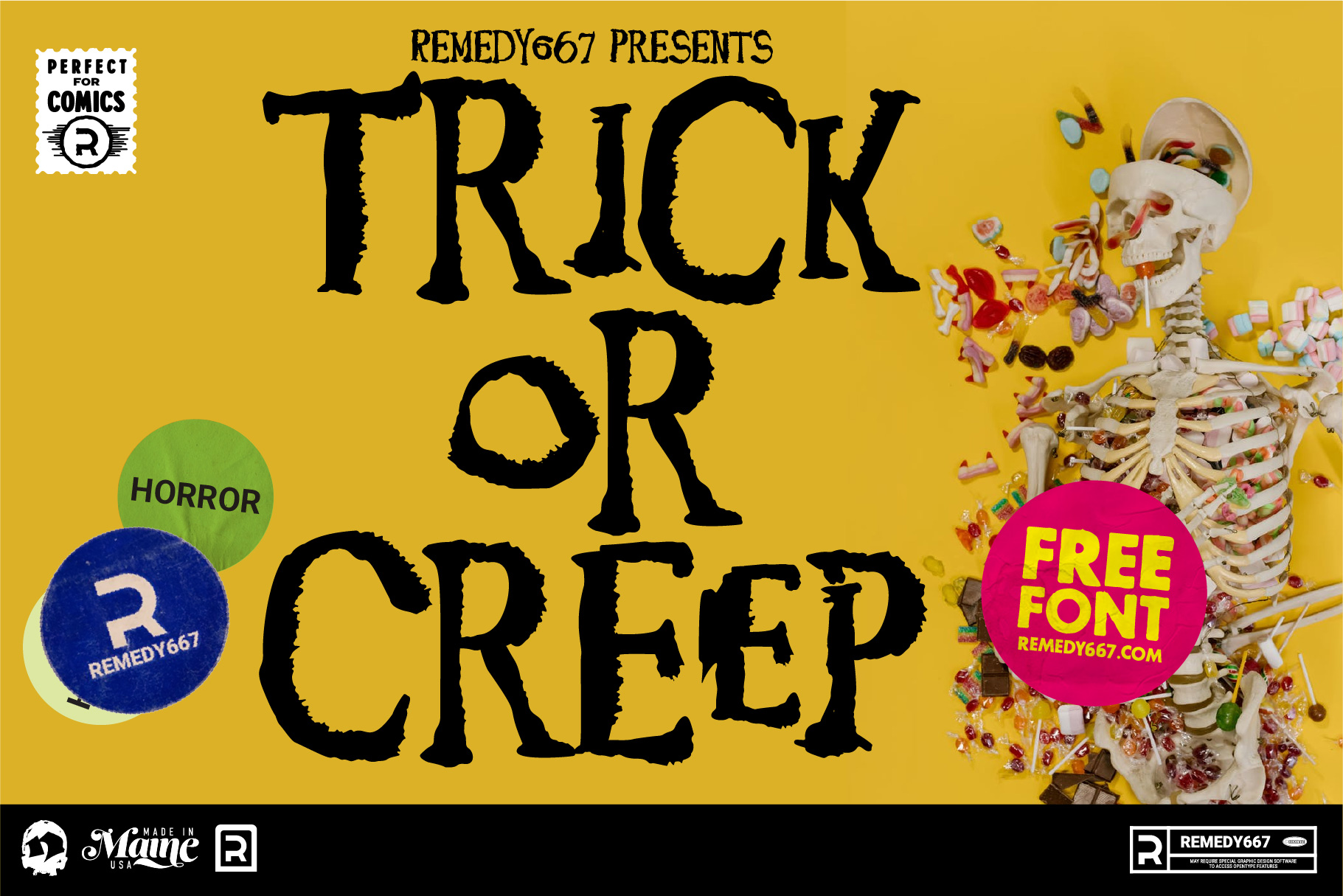 Trick or Creep Font by Remedy667