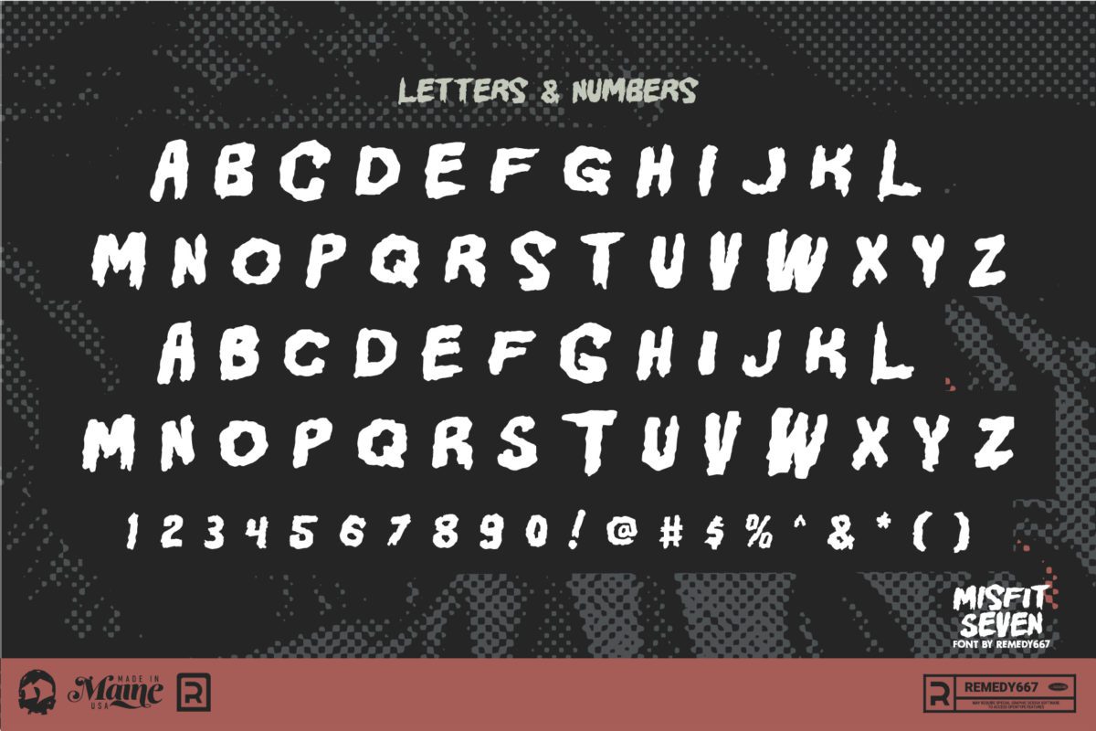 Misfit Seven Horror Font by Remedy667