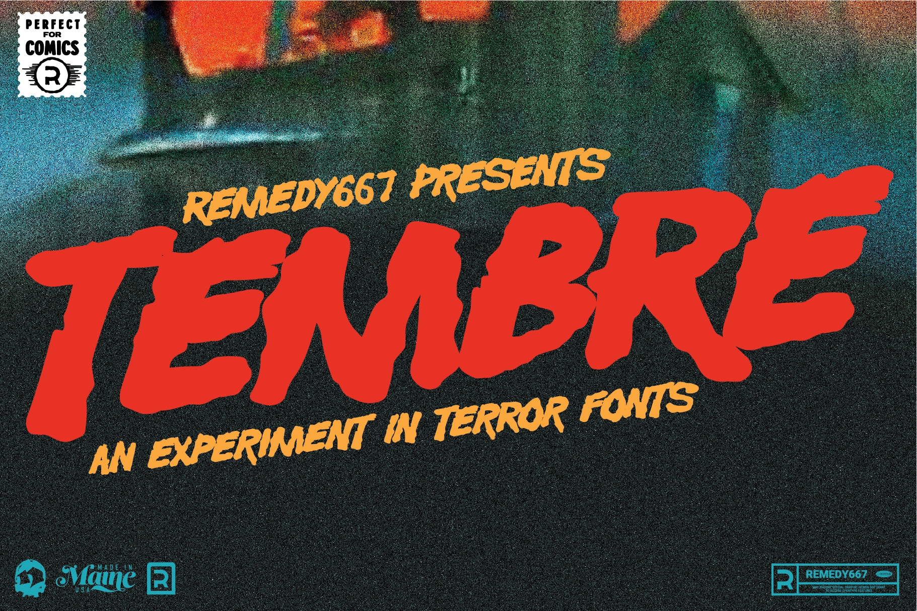 Remedy667 Tembre Experiment in Terror Font