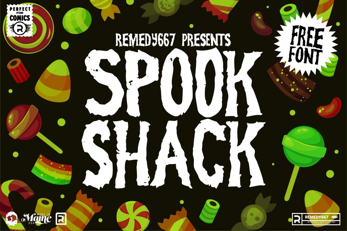 Remedy667 Spook Shack Horror Font