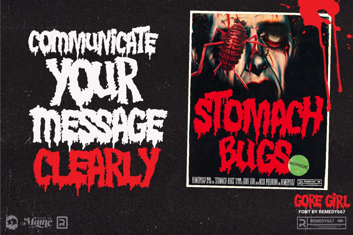 Gore Girl, 90s Teen Horror Font by Remedy667