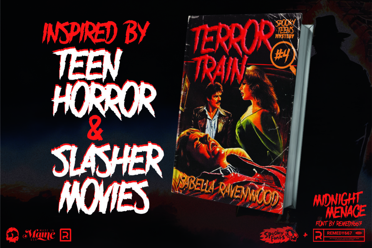 Remedy667 Midnight Menace Terror Train Book Cover "Inspired by Teen Horror & Slasher Movies"