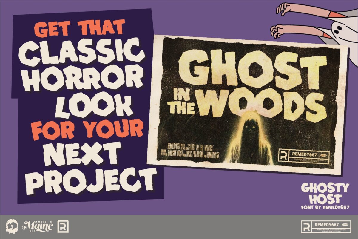 Ghosty Host font by Remedy667 - Get that Classic Horror Look for your Next Project
