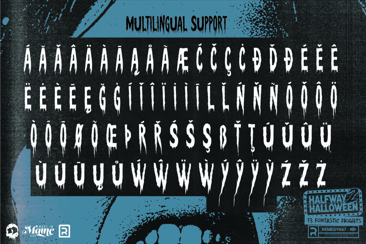 Cry Wolf - Horror Font from Remedy667 - Multilingual Support