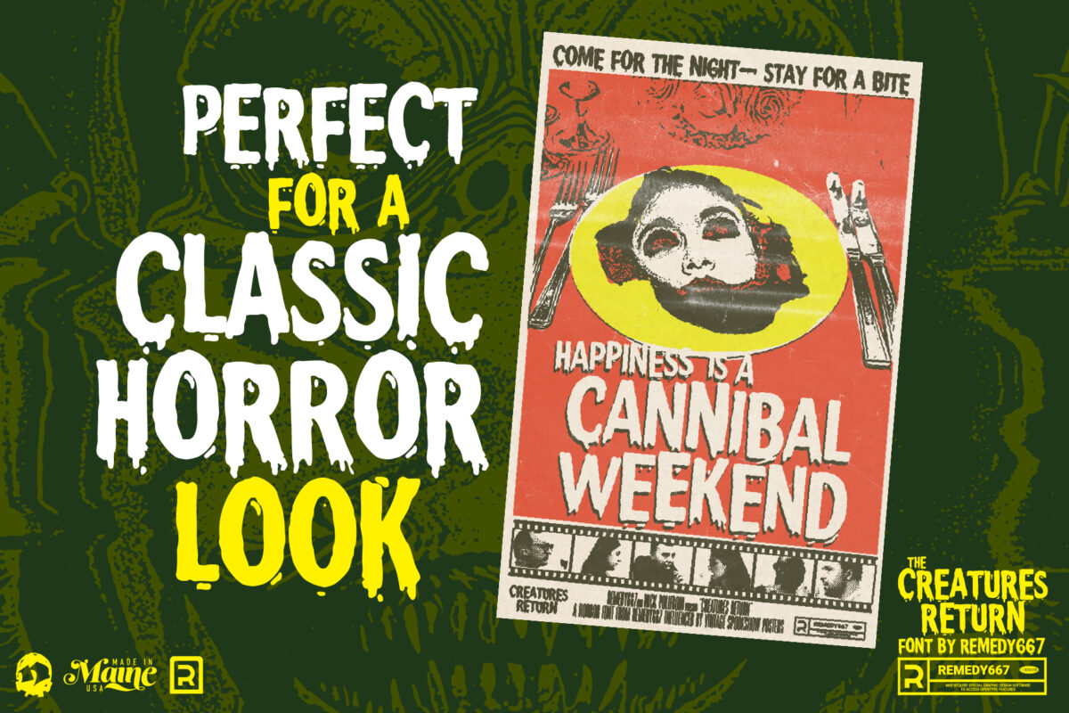 Creatures Return font by Remedy667 - Perfect for a Classic Horror Look