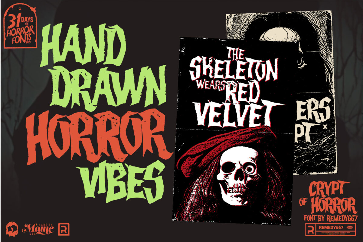 Crypt of Horror font by Remedy667 - Hand Drawn Horror Vibes