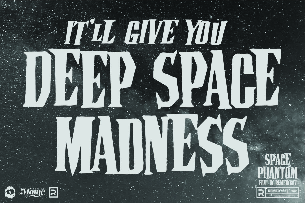 Space Phantom font by Remedy667 - It'll give you Deep Space Madness