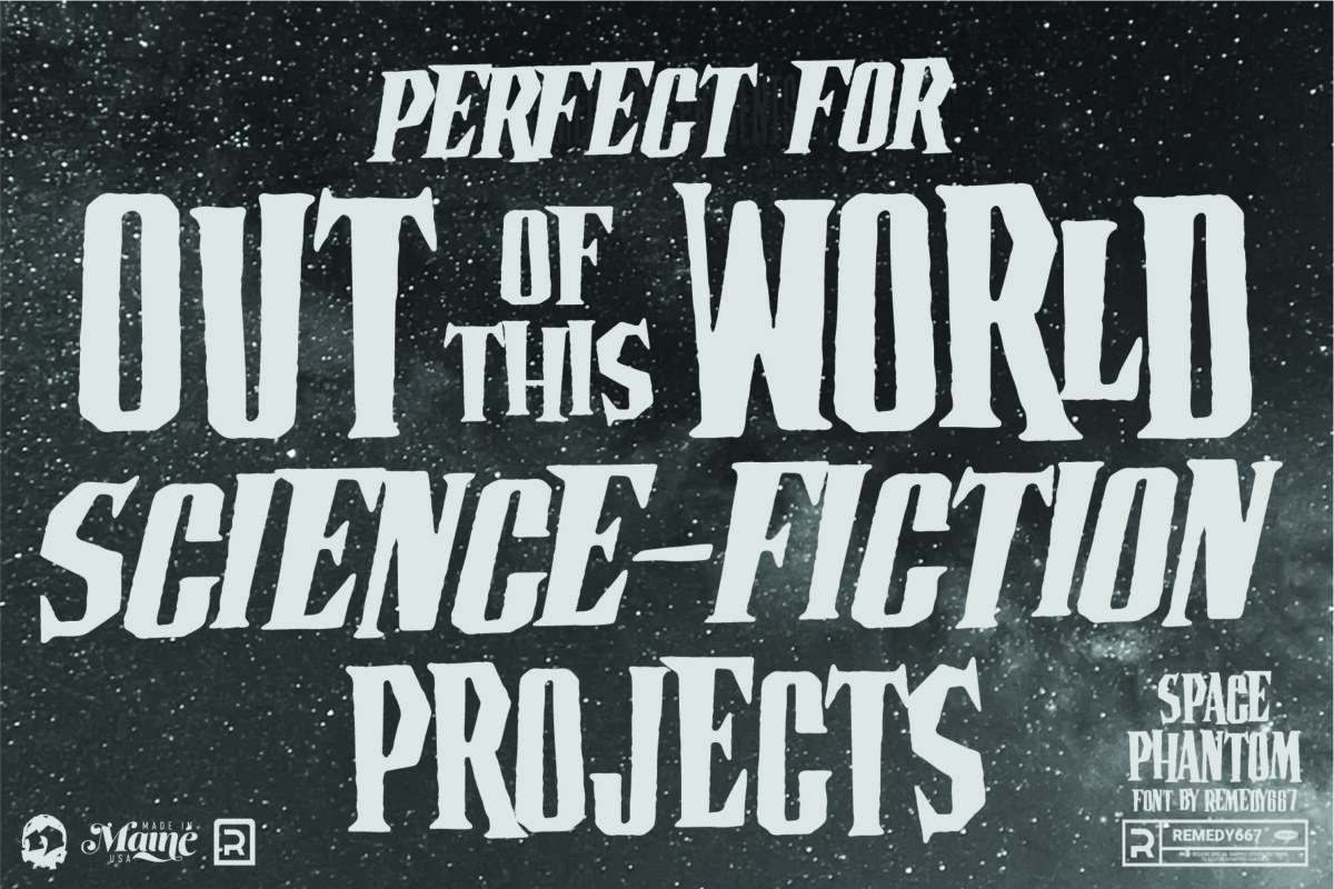 Space Phantom font by Remedy667 - Perfect for Out of this World Science-Fiction Projects