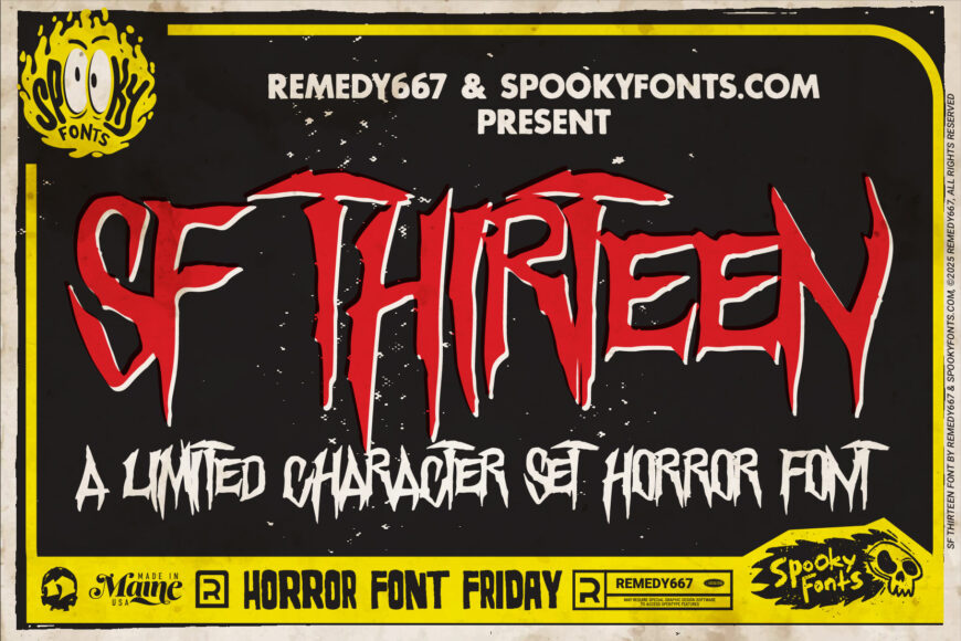 Horror Font Friday #0