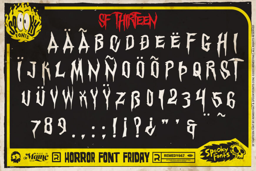 Horror Font Friday #0
