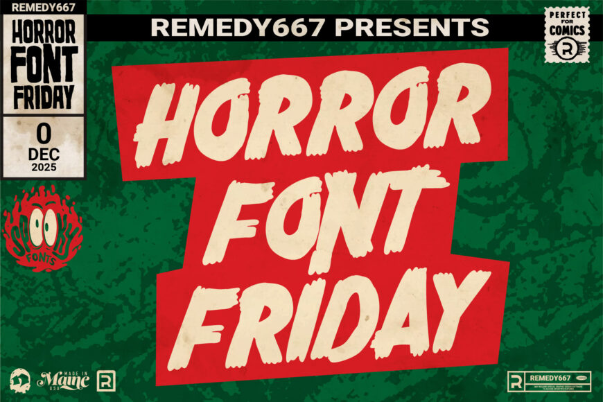 Horror Font Friday #0 (DEC 2025)