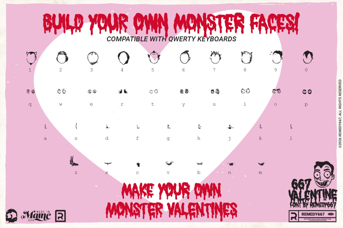 667 Valentine a Spooky Valentine Building Kit from Remedy667