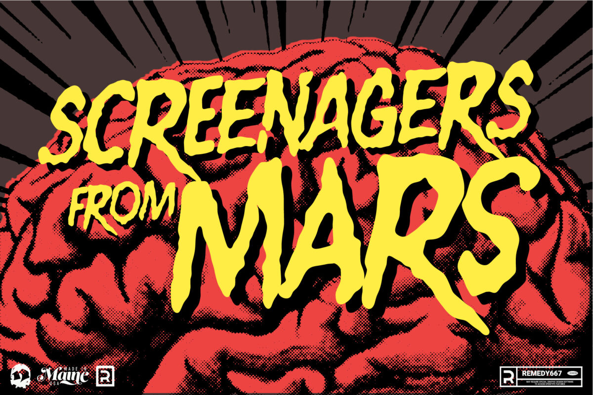 Brains for Breakfast font by Remedy667 - Screenagers from Mars