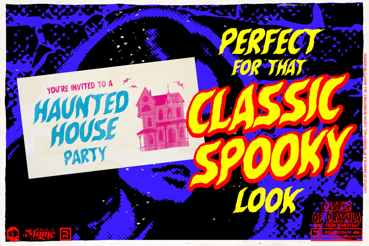 Castle of Dracula font by Remedy667 - Perfect for that Classic Spooky look