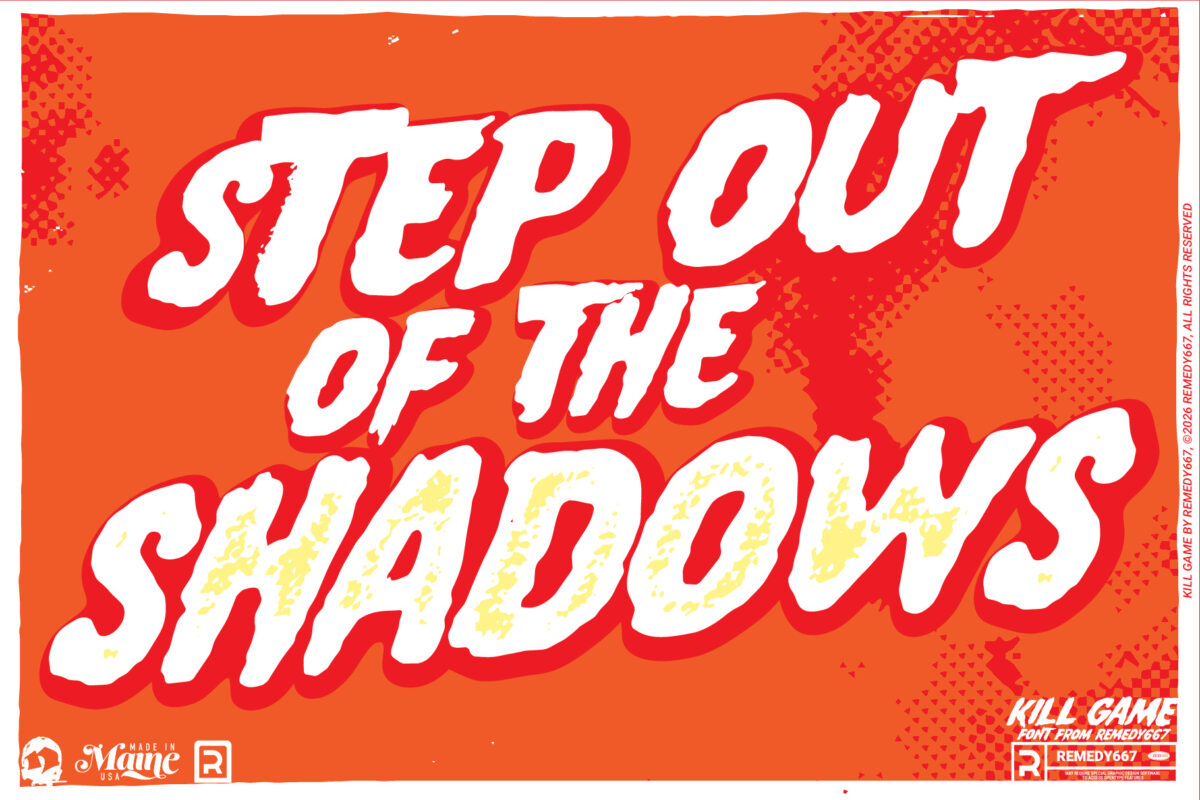 Kill Game font by Remedy667 - Step Out of the Shadows